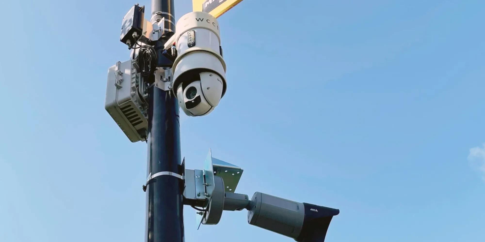 Security camera system installation
